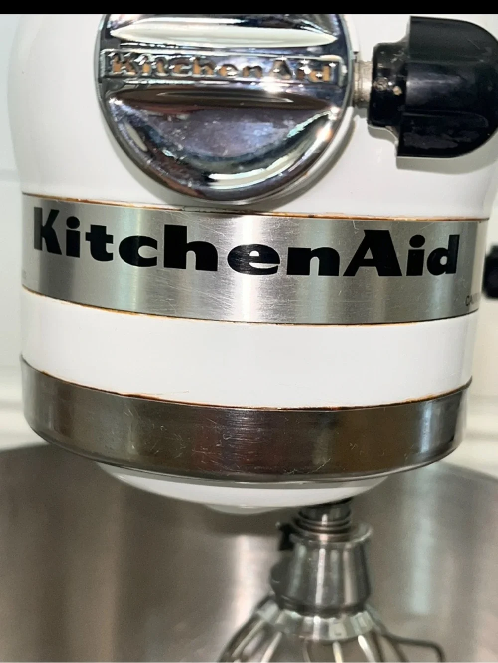 Kitchenaid Mixer Model Classic K45SS White w/ 3 Attachments Works 100%